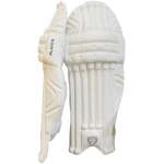 Player Edition Batting Pads, Lovelorn White, Full Protection with Knee Cap Guard, Lightweight Ergonomic Design, Shock Absorbing Padding