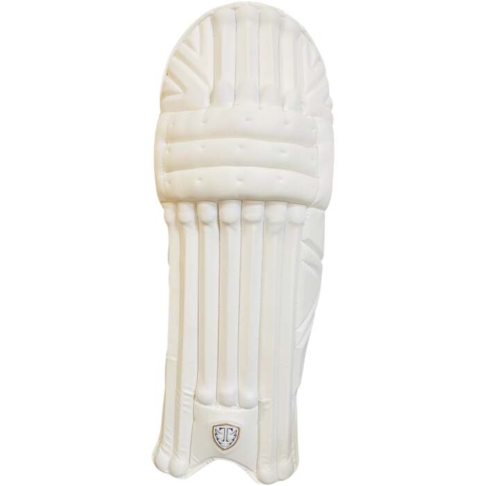 Player Edition Batting Pads, Lovelorn White, Full Protection with Knee Cap Guard, Lightweight Ergonomic Design, Shock Absorbing Padding - Image 3