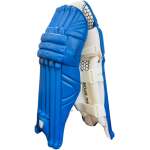Player Edition Batting Pads, Lovelorn Blue, Full Protection with Knee Cap Guard, Lightweight Ergonomic Design, Shock Absorbing Padding