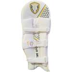 Player Edition Batting Pads, Lovelorn White, Full Protection with Knee Cap Guard, Lightweight Ergonomic Design, Shock Absorbing Padding - Image 4