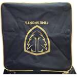 EzeePak Cricket Kit Bag, Black with Gold Trim, Full Size with Double Bat Compartment, Strong Zippers and Bottom Pads