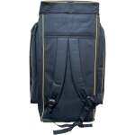 EzeePak Cricket Kit Bag, Black with Gold Trim, Full Size with Double Bat Compartment, Strong Zippers and Bottom Pads