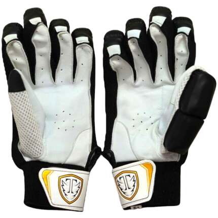 Performance Cut Finger Patat Batting Gloves (Black)