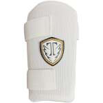 Swift Arm Elbow Guard, Lightweight, Full Protection, Durable Sheet Construction, Flexible Fit for Batting (White)
