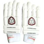 Performance Cut Finger Patat Batting Gloves (White)