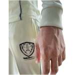 Time Sports Cricket Whites Uniform, Full Sleeve Caramel Fabric T-Shirt & Waffle Net Lower Set, Breathable All-Day Comfort Sports Dress