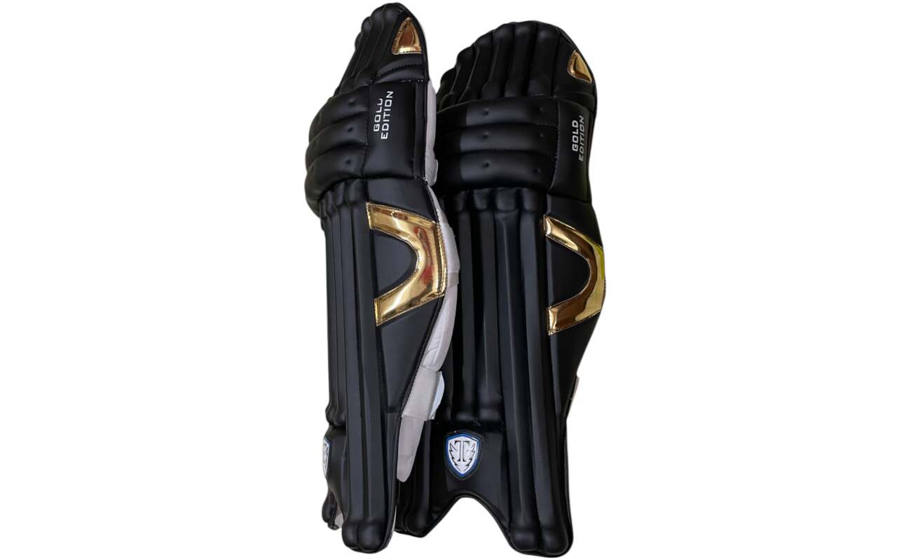 Gold Edition Batting Pads, Lovelorn Black