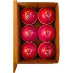Test Special Red Cricket Leather Ball, Premium Hand-Stitched Leather, 5-Star Thread Stitched, Super Grip, 40+ Overs Match Ball - Image 3