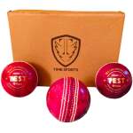 Test Special Red Cricket Leather Ball, Premium Hand-Stitched Leather, 5-Star Thread Stitched, Super Grip, 40+ Overs Match Ball - Image 6