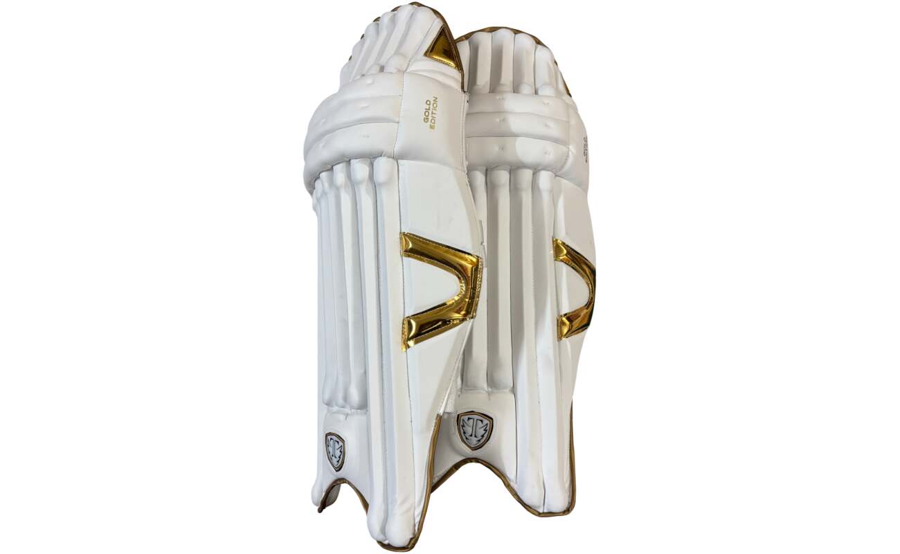 Gold Edition Batting Pads White