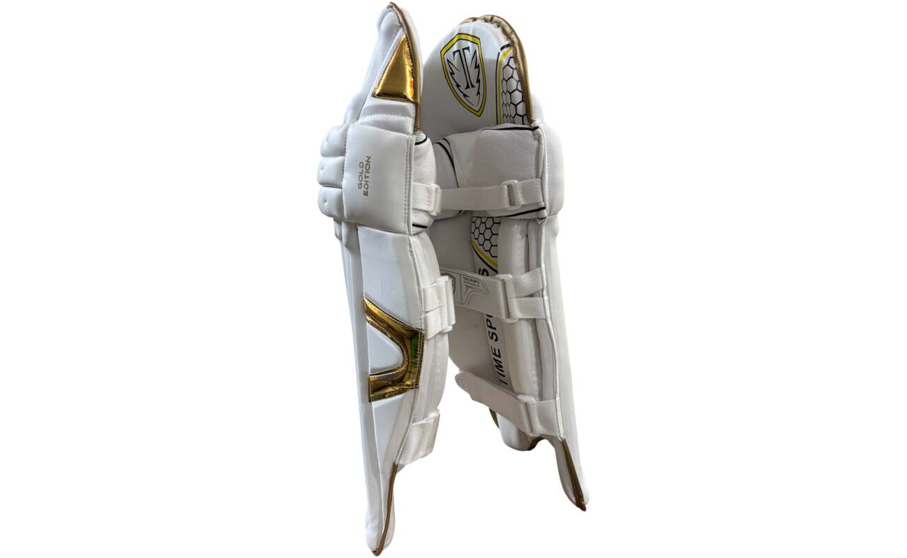 Gold Edition Batting Pads White